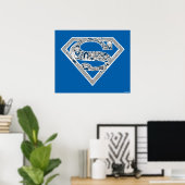 Poster Superman Logo Doodle Art (Bureau à domicile)
