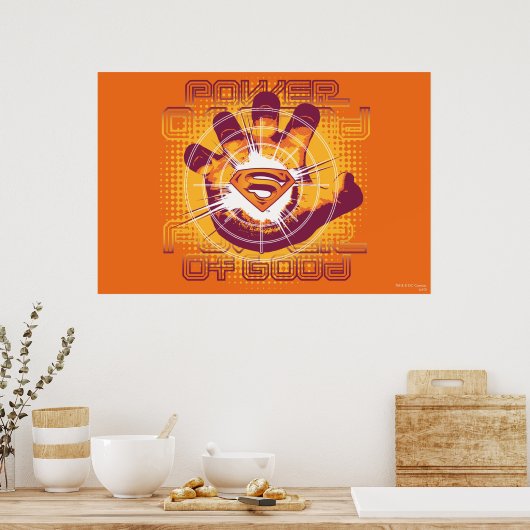 Poster Superman Power of Good (Cuisine)
