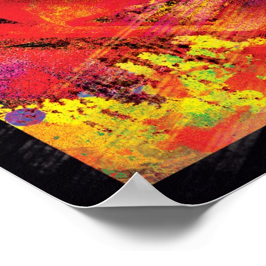 Poster Superman Red Grunge (Coin)