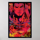 Poster Superman Red Grunge (Devant)