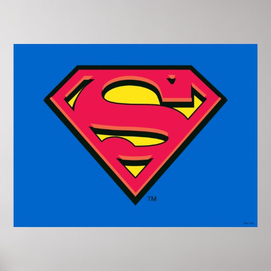 Poster Superman S-Shield | Logo classique (Devant)