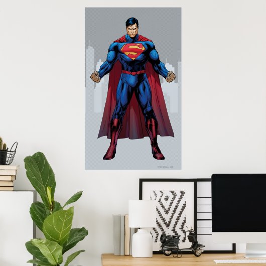 Poster Superman Standing (Bureau à domicile)
