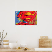 Poster Superman Stylisé | Logo Urban Spraypaint (Cuisine)
