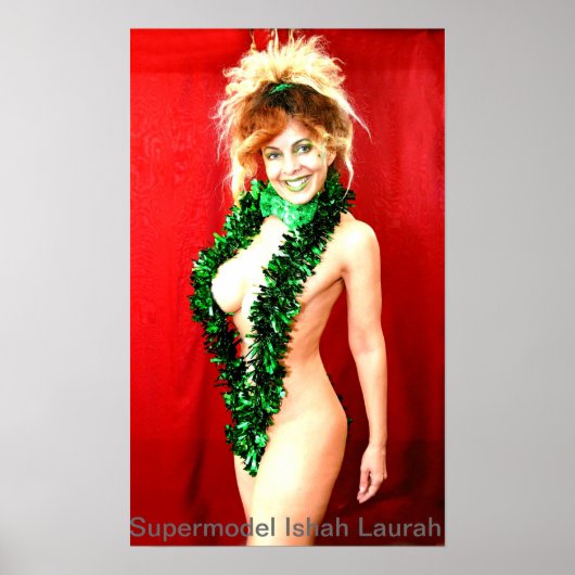 Poster Supermodel Ishah Laurah Bonne Saint Patrick ! (Devant)