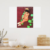 POSTER SUPERMODELE ISHAH LAURAH ST. JOUR DU PATTY 2018 (Cuisine)