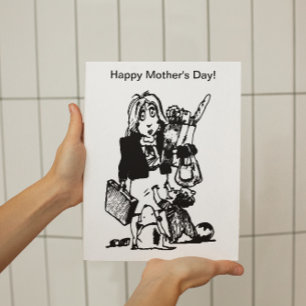 Poster Supermom Bonne Fête des Mères Petite