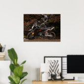 Poster Supermoto KTM 950 (Bureau à domicile)