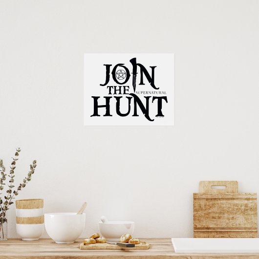 Poster Supernatural "Join the Hunt" (Cuisine)