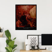 Poster Supernova SN1987A dans le grand nuage magellanique (Bureau à domicile)