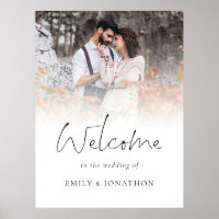 Superposition de photo élégante Bienvenue au maria