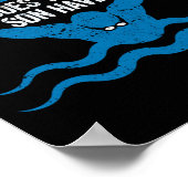 Poster Superpower Funky Maman Papa Équipe de natation Par (Coin)