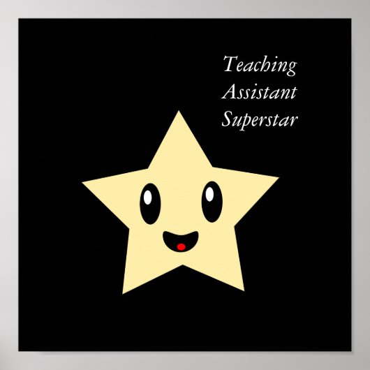 Poster Superstar adjointe de l'enseignement (Devant)