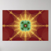 Poster Superstar - Art fractal (Devant)