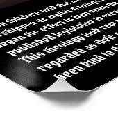 Poster Superstition de chat (Coin)