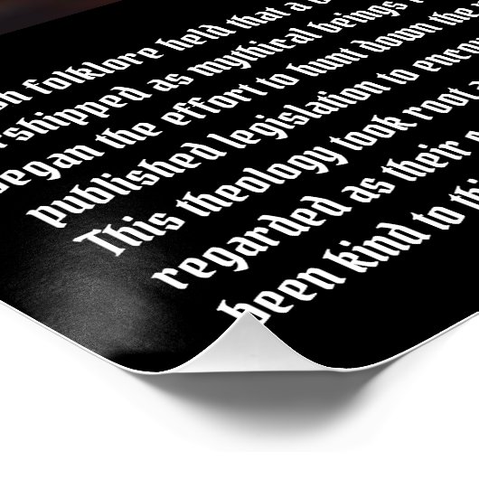 Poster Superstition de chat (Coin)