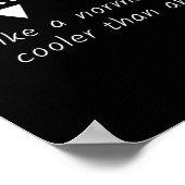 Poster Superviseur de maintenance, drôle de slogan de tra (Coin)