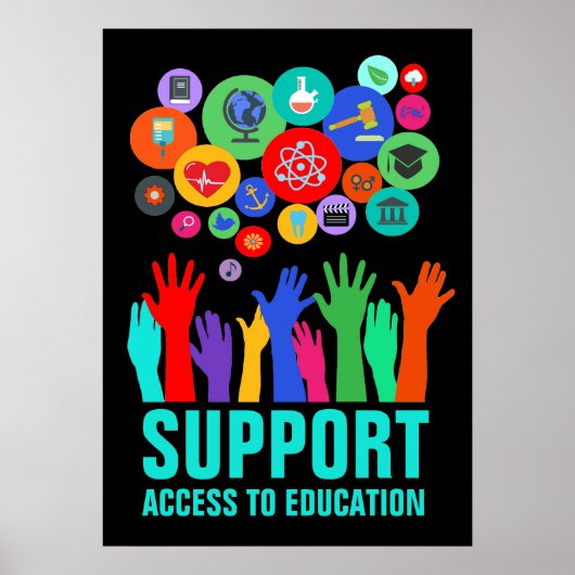 Poster Support Access To Education Education Reform 20X28 (Devant)