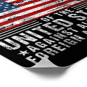 Poster Support And Defend The Constitution - Us Flag 4th  (Coin)