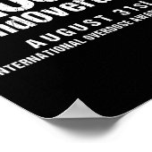 Poster Support Arrêter Les Surdoses Internationales Conna (Coin)
