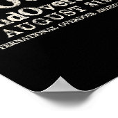 Poster Support Arrêter Les Surdoses Internationales Conna (Coin)