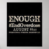 Poster Support Arrêter Les Surdoses Internationales Conna (Devant)