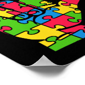 Poster Support Autism Love Sign Language (Coin)