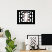 Poster Support de tournoi de baseball pour 32 équipes (Bureau à domicile)