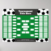 Poster Support de tournoi de football - 64 équipes (Devant)