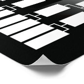 Poster Support de tournoi de football pour 32 équipes (Coin)