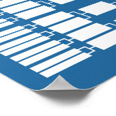 Poster Support de tournoi sportif pour 64 équipes (Coin)