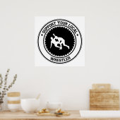 Poster Support de votre lutteur local (Cuisine)
