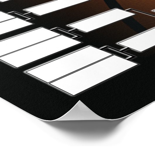 Poster Support du tournoi de basket-ball (Coin)