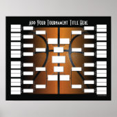 Poster Support du tournoi de basket-ball (Devant)