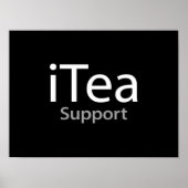 Poster Support iTea - Un papa pun pour les buveurs de thé (Devant)
