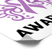 Poster Support Overdose Purple Ribbon Overdose Awareness  (Coin)