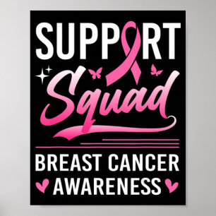 Poster Support Squad Matching Family Breast Cancer Awaren