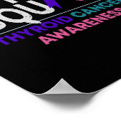 Poster Support Squad Thyroide Cancer Awareness Month Ribb (Coin)