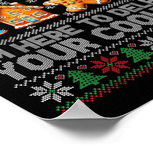 Poster Support Technique De Noël Ici Pour Supprimer Les C (Coin)