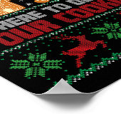 Poster Support technique de Noël Je suis ici pour supprim (Coin)