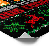 Poster Support technique de Noël Je suis là pour supprime (Coin)