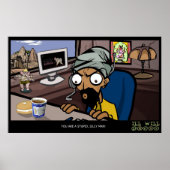 Poster Support Technique "Vous Êtes Un Homme Stupide Et S (Devant)