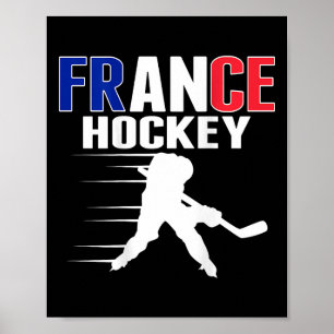 Poster Supporters de hockey sur glace de France Maillot S