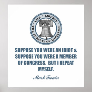 Poster Supposons -Mark Twain