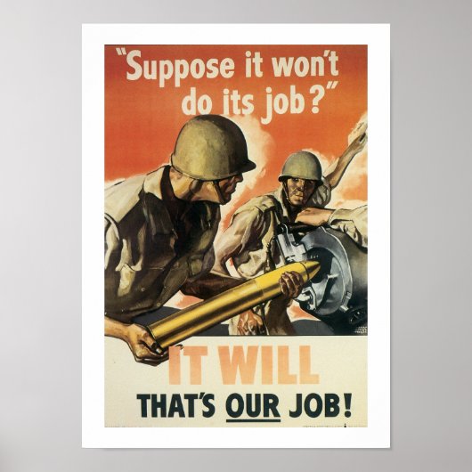 Poster Supposons qu'il ne fasse pas son travail ? (Devant)