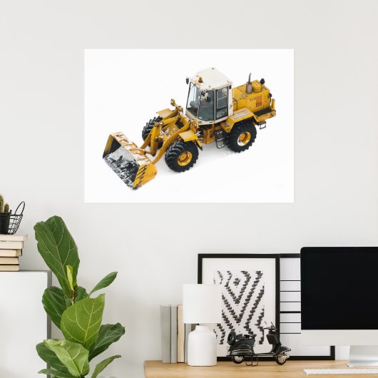 Poster Suppression de la neige (Bureau à domicile)