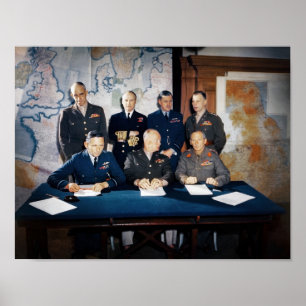 Poster Supreme Command - Allied Expeditionary Force - WW2