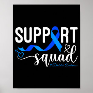 Poster Suprt Squad Sensibilisation au diabète de type 1 T