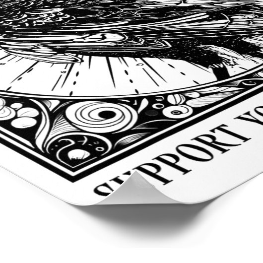 Poster Suprt Your Local Murder Crows Before Bros Funny  (Coin)