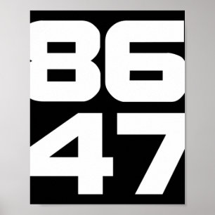 Poster Sur 86 47 Anti Trump Resist Project 2025