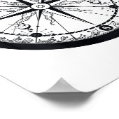 Poster Sur beau dos Comp Sailing Randonnée Voyage Adven (Coin)